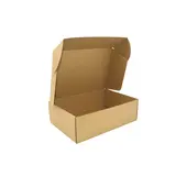 Carton d'expédition brun 40 x 30 x 15 cm - Boîte carton à oreilles - Lot de 20