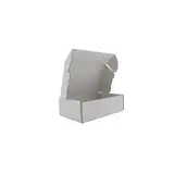 Carton d’expédition blanc 20 x 13 x 6 cm simple cannelure 360 g/m² – Boîte postale kraft blanc– Lot de 20