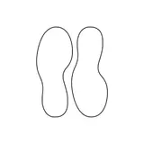 Pieds adhésifs pour marquage au sol