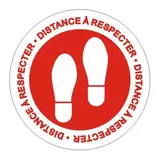 Adhésif sol Distance à respecter