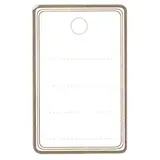 Étiquettes textiles à trou