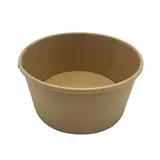 Saladier carton rond brun 1L ø 15 x 7,5 cm - Bol kraft - Bol salade - Lot de 50