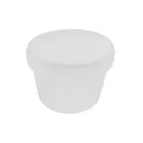 Pot inviolable plastique 500 ml - Pot à sauce micro-ondable - Lot de 25