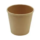 Pot à soupe carton kraft avec revêtement 818 ml ø 11,5 x ø 9,3 x 11 cm - Pot carton - Lot de 25