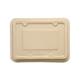 Couvercle pour plateau repas 28 x 21 x 2,5 cm fibre végétale  - Lot de 25