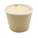 Seau de poulet avec couvercle 2500 ml kraft - Bucket poulet - Paquet de 25