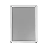 Cadre clic clac aluminium - Cadre clipsable - A3 - gris - angles arrondis