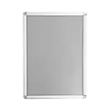 Cadre clic clac aluminium - Cadre clipsable - A2 - gris - angles arrondis