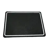 Étiquettes carton 1 face - noir avec liseré blanc - 6 x 4 cm