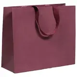 Sacs cadeaux kraft - lie de vin - 36 + 13 x H 30 cm