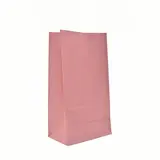 Pochette cadeau SOS kraft rose poudré 13x8x24 cm 70 g/m² - Paquet de 250