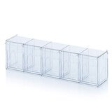 Bac 5 tiroirs basculants 60 x 13,3 x 16,4 cm