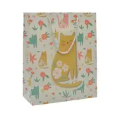 Sac papier motif chats 26x12x32 cm – Paquet de 20