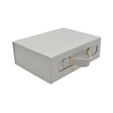 Boîte cadeau carton blanche avec poignée 24x18,2x8cm – Paquet de 5