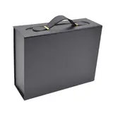 Boites cadeau carton noires avec poignée 28,2x20,2x9,2cm – Paquet de 5