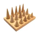 Présentoir à bagues 15 cônes en bois