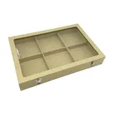 Coffret vitrine 6 cases