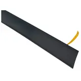 Porte-étiquette adhésif profilé noir 40 x 1320 mm PVC pour rayonnage - Lot de 10