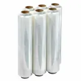 Film étirable manuel tri-couches transparent 15 microns 45 cm x 270 m