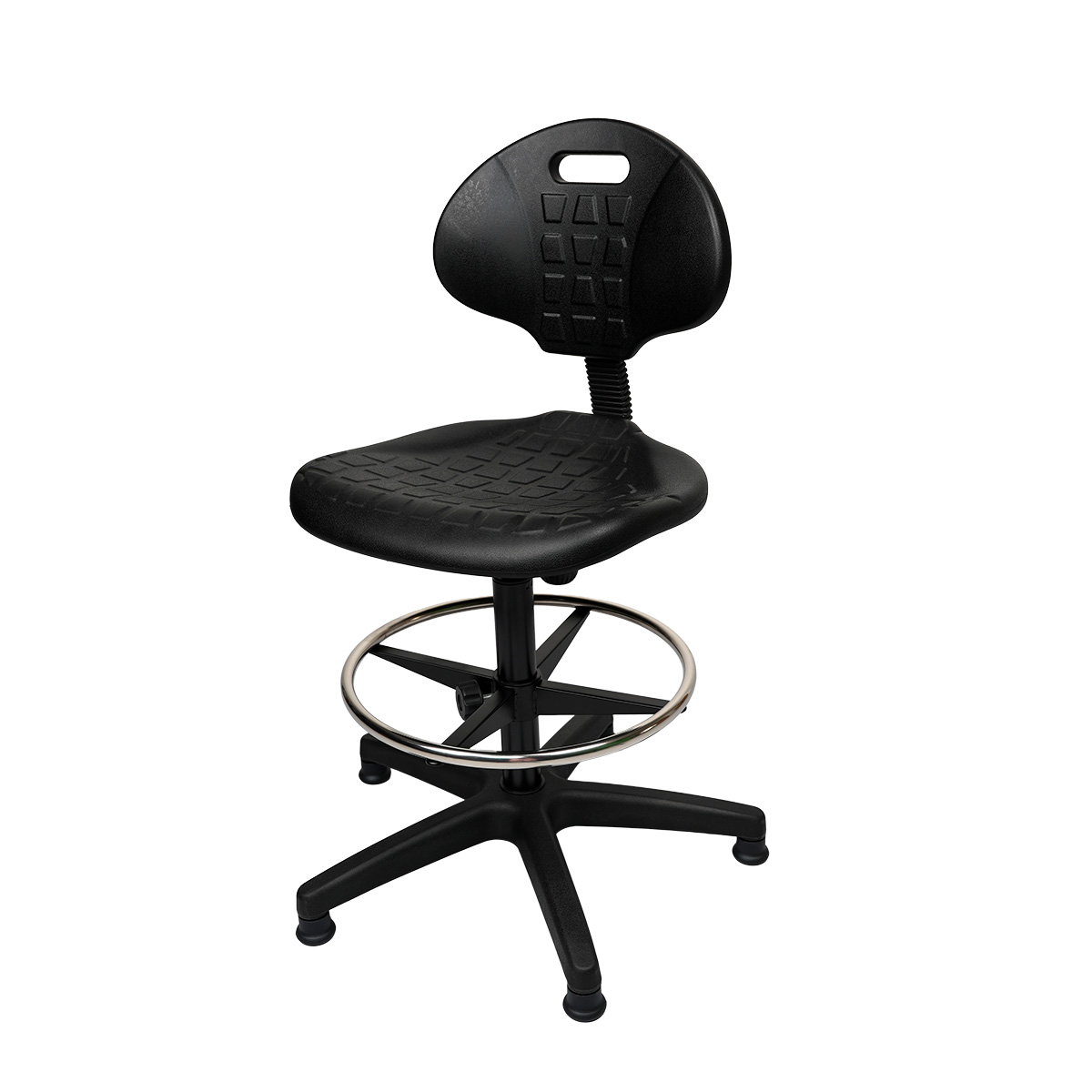 Siège de caisse avec repose-pieds