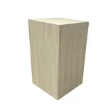 Sellette effet travertin 35 x 35 x 60 cm - Colonne bois effet travertin - Podium présentation