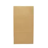 Sac SOS kraft brun 19 x 12 x 36 cm 75 g/m² – Sac kraft sans poignée - Lot de 250