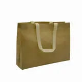 Sac cabas polypropylène non tissé écru 40+10x30 cm