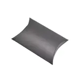 Boîte berlingot kraft noir 7 x 7 x 3 cm – Paquet de 100