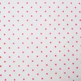 Papier de soie blanc motif coeurs 50x70cm 17g/m² – Paquet de 120 feuilles