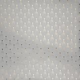 Papier cadeau couché blanc sapins dorés à chaud 70 cm x 25 m 80 g/m² – le rouleau