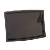 Plateau traiteur plastique noir 35 x 24 cm - Plateau buffet - Plateau terrine - Lot de 5