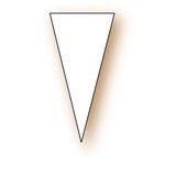 Étiquettes pique triangle