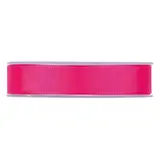 Ruban gros grain rose fuchsia 25 mm x 20 m coton - Ruban emballage cadeau