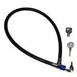 Antivol avec chaîne de 1m ø 18mm + 2 clés - Gris clair