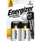 Pile alcaline LR14 C Energizer Alkaline Power 1,5V 9,36Ah – Blister de 2