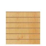 Panneau rainuré Hêtre Naturel, entraxe 15 cm