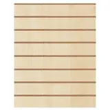 Panneau rainuré Érable, entraxe 15 cm