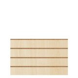 Panneau rainuré Érable, entraxe 15 cm