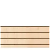 Panneau rainuré Érable, entraxe 15 cm