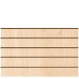 Panneau rainuré Érable, entraxe 15 cm