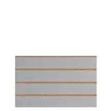 Panneau rainuré Gris clair, entraxe 15 cm