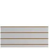 Panneau rainuré Gris clair, entraxe 15 cm