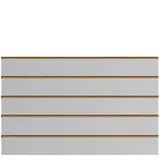 Panneau rainuré Gris clair, entraxe 15 cm