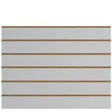 Panneau rainuré Gris clair, entraxe 15 cm