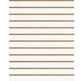 Panneau rainuré Blanc Craie, entraxe 10 cm