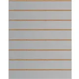 Panneau rainuré Gris clair, entraxe 15 cm