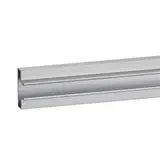 Profil aluminium - Insert aluminium pour panneau rainuré L 96,2 cm gris finition brut