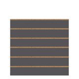 Panneau rainuré Gris anthracite, entraxe 15 cm