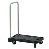 Chariot plateforme 59 x 38 x 79 cm 100kg - Chariot pliable - Chariot de manutention - Noir