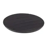 Plateau de table rond polywood gris ø 60  cm